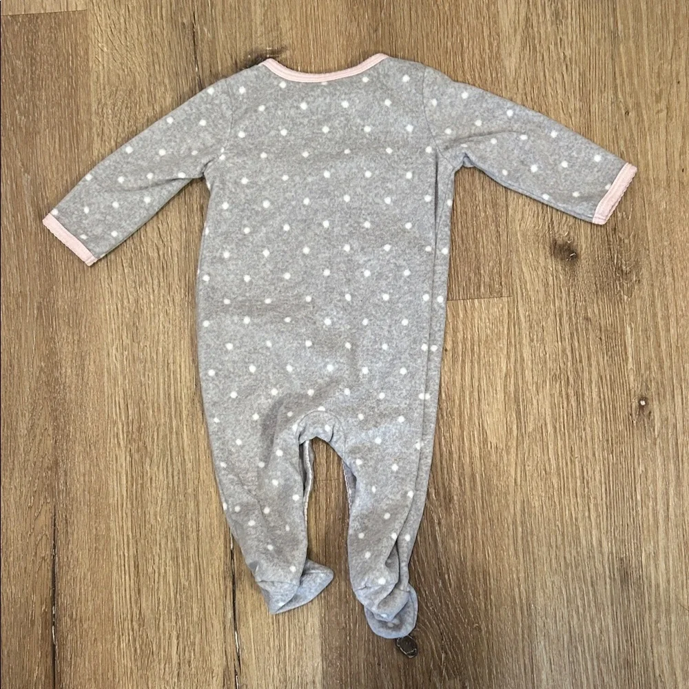 Carter’s Gray Polka Dot Kids One Piece